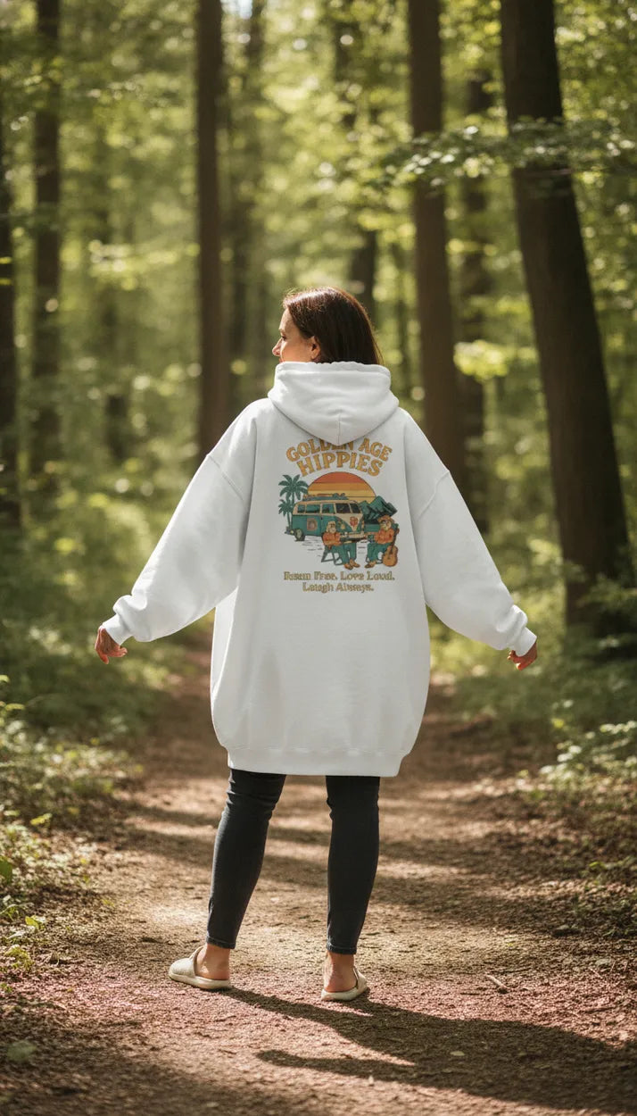 GAT hoodie GAT Hippies on rear