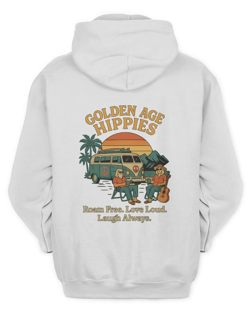 GAT hoodie GAT Hippies on rear