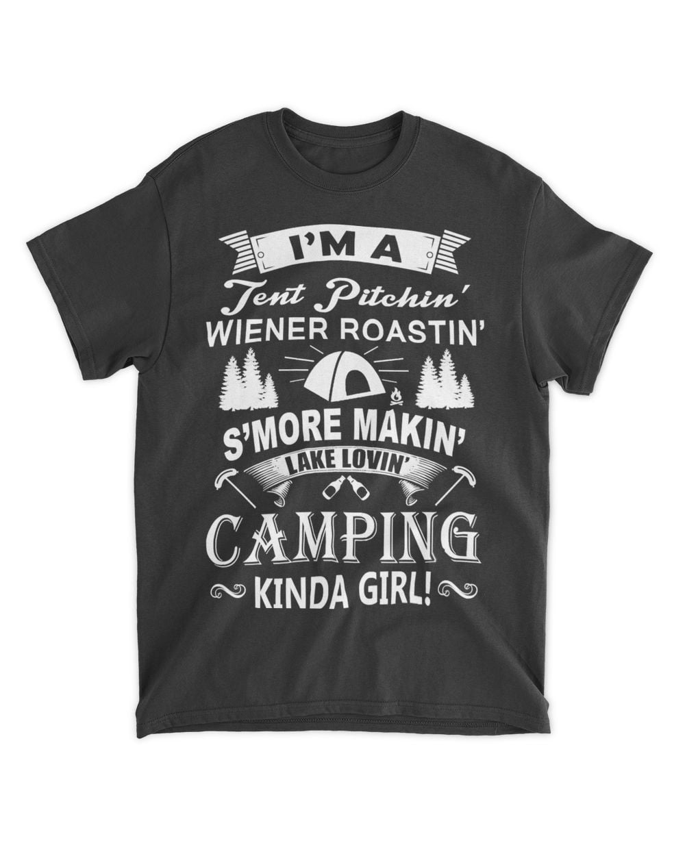 Camping Camp Girls Kinda Girl Camper