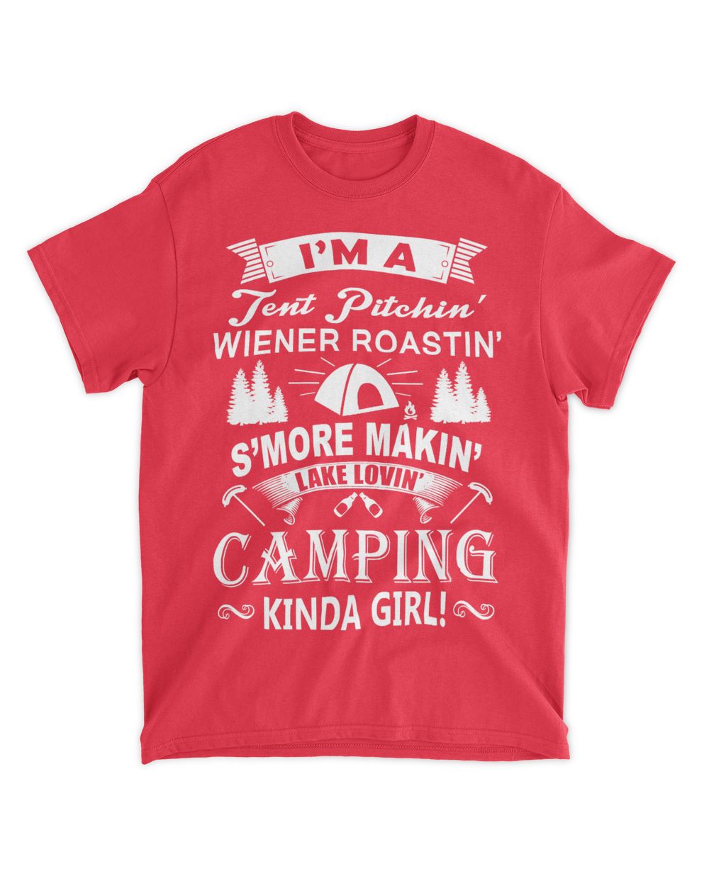 Camping Camp Girls Kinda Girl Camper