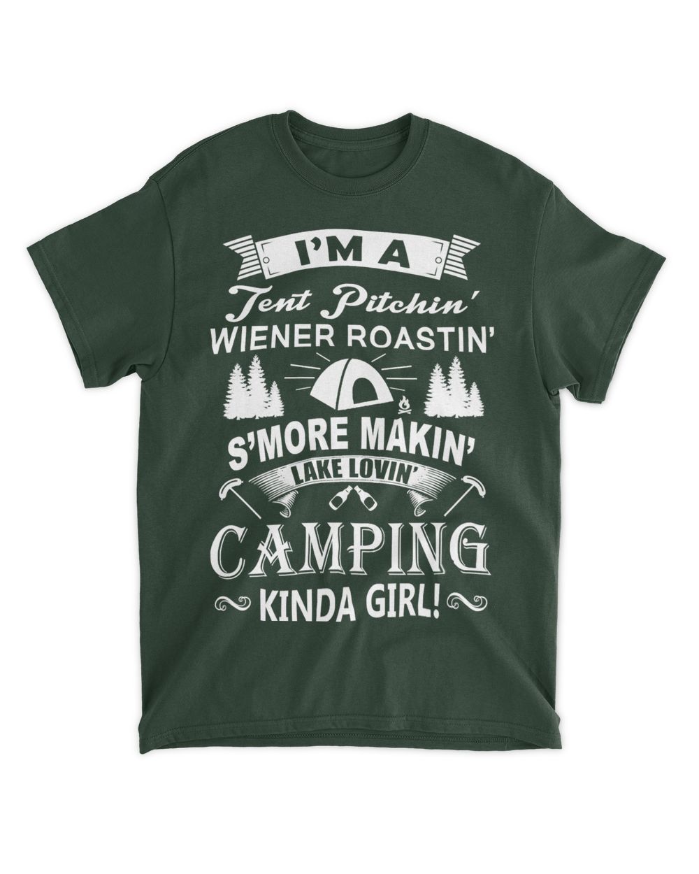 Camping Camp Girls Kinda Girl Camper