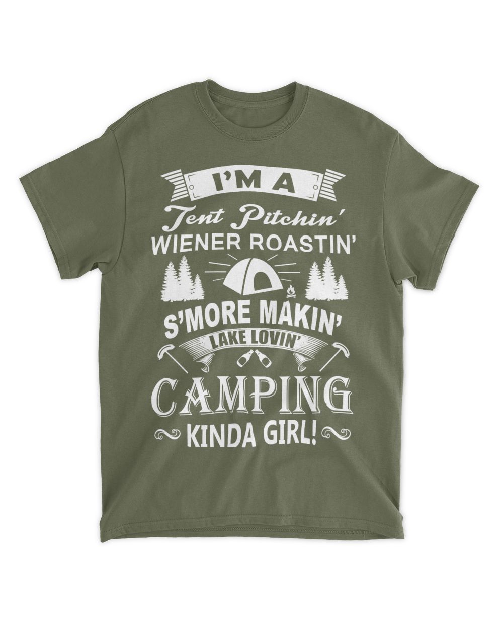 Camping Camp Girls Kinda Girl Camper