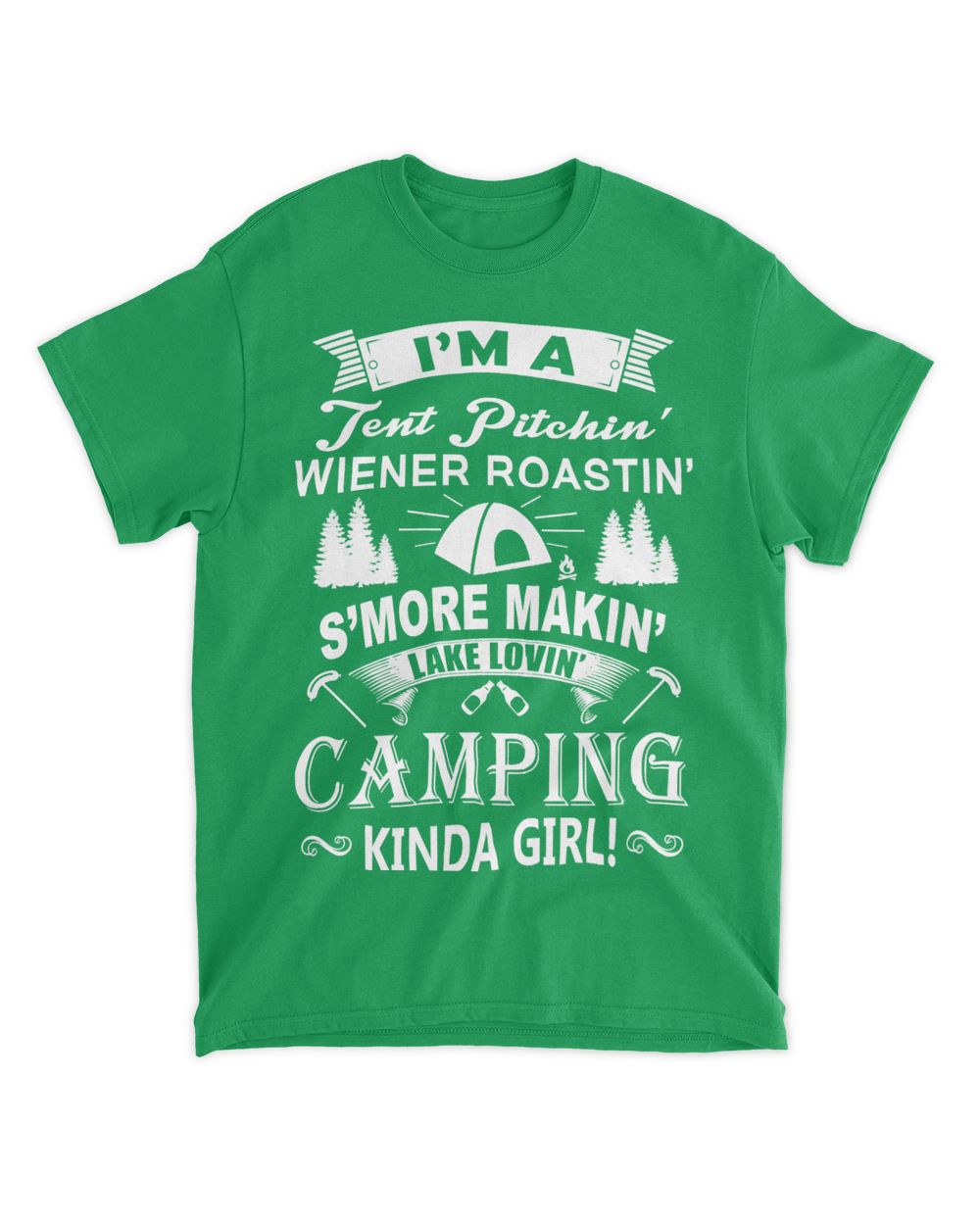 Camping Camp Girls Kinda Girl Camper