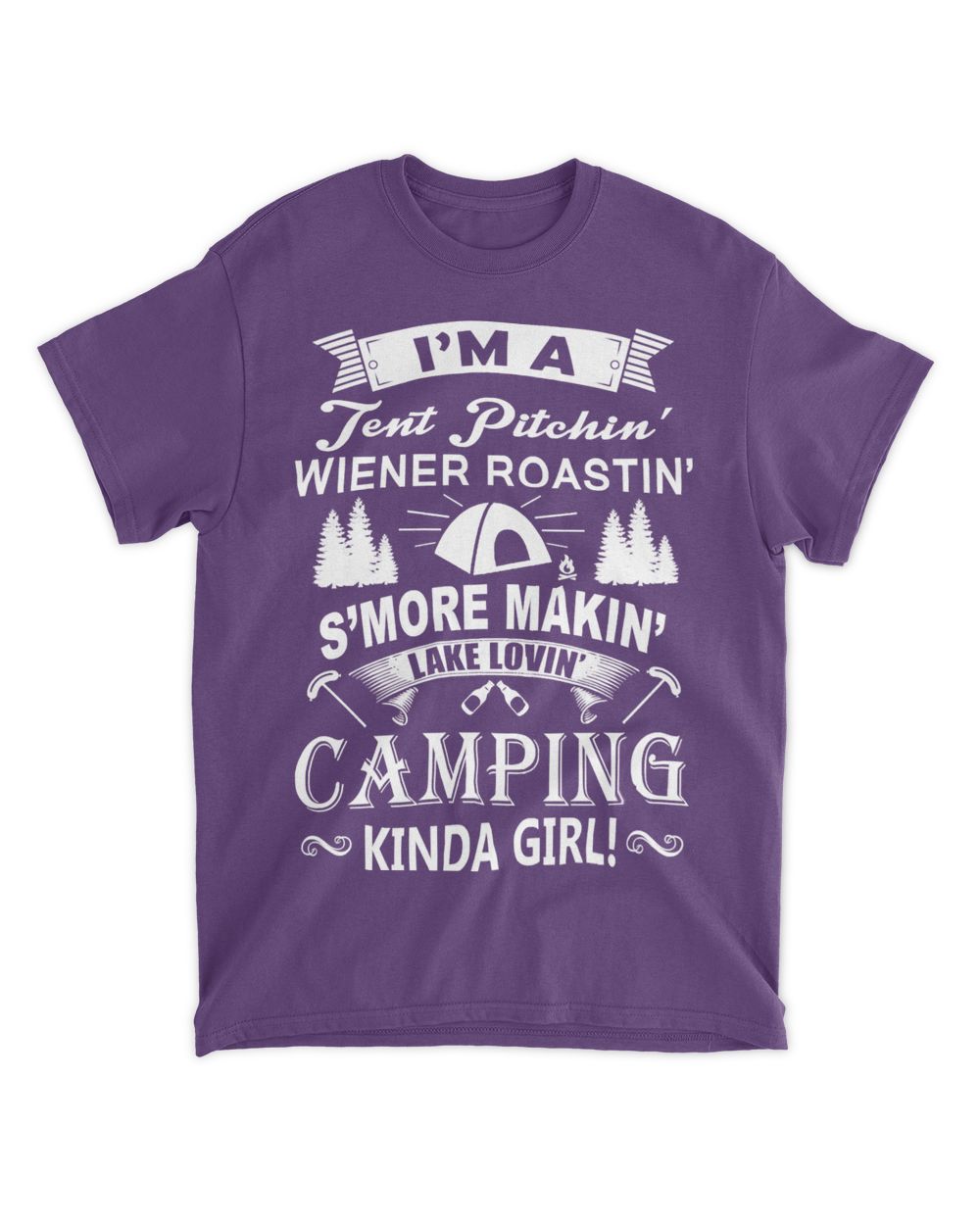Camping Camp Girls Kinda Girl Camper